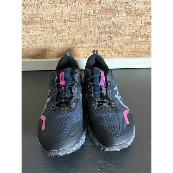 Asics‎ Gel-Cumulus 23 AWL Womens 10 Shoes Black Pink 1012B064 Trail Running