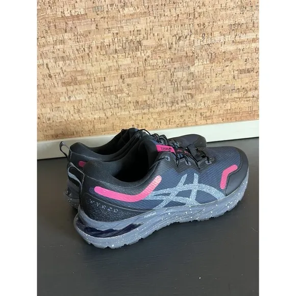 Asics‎ Gel-Cumulus 23 AWL Womens 10 Shoes Black Pink 1012B064 Trail Running