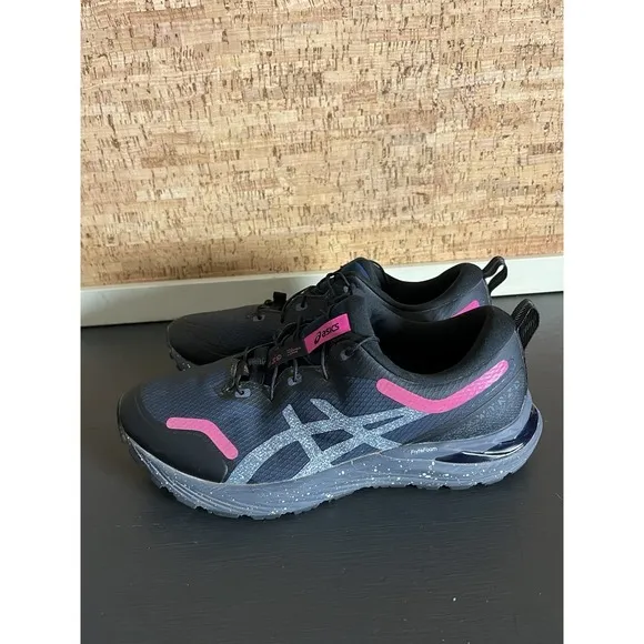 Asics‎ Gel-Cumulus 23 AWL Womens 10 Shoes Black Pink 1012B064 Trail Running