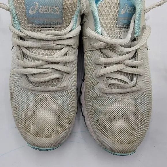 Asics Gel-Quantum 180 TR Gray Blue White Running Athletic Shoes Size 5 - S660J
