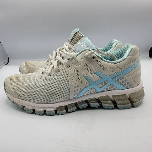 Asics Gel-Quantum 180 TR Gray Blue White Running Athletic Shoes Size 5 - S660J
