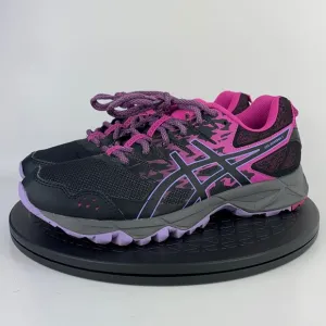 Asics Gel-Sonoma 3 Black/Pink Athletic Running Shoes T774N Women's Size 8.5