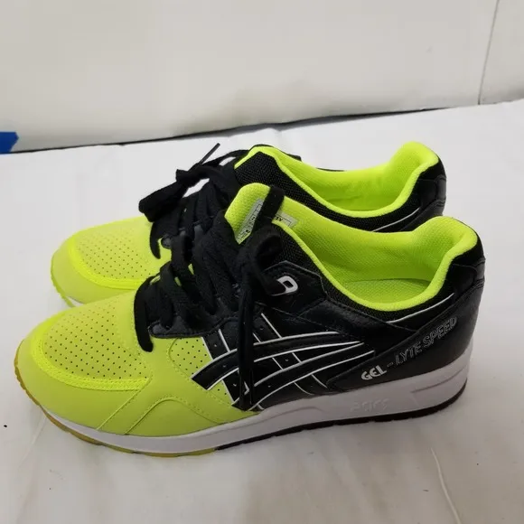 Asics Men Gel-Lyte Speed yellow safety yellow black H5V1Y-0790 See DESCRIPTION