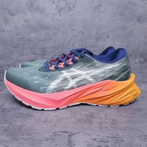ASICS Novablast 3 Trail Nature Running Shoes Womens 10 Green Pink Blue Nby