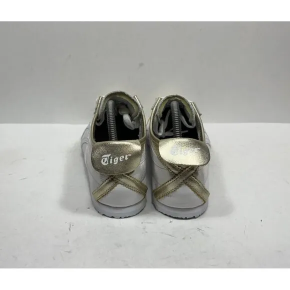 Asics Onitsuka Tiger Mexico 66 Shoes Men’s Size 9 White Gold Retro Sneakers