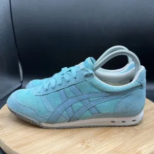 ASICS Onitsuka Tiger Ultimate 81 Women’s Size 7 Blue Teal Corduroy Shoes Sneaker