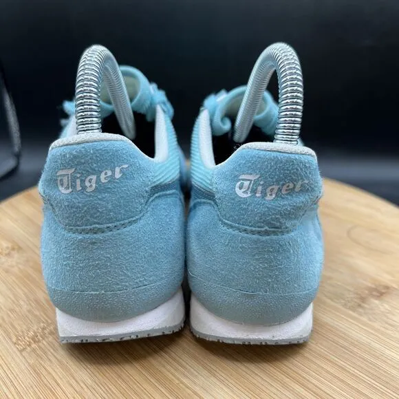 ASICS Onitsuka Tiger Ultimate 81 Women’s Size 7 Blue Teal Corduroy Shoes Sneaker