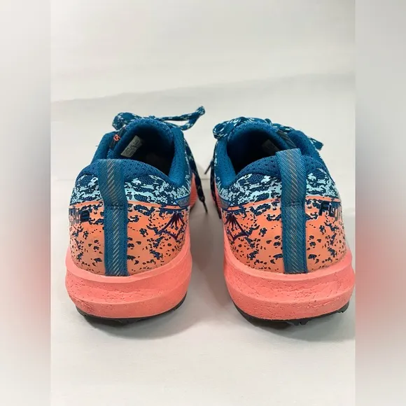 ASICS Womens Fuji Lite 2 Blue Running Shoes Deep Sea Teal Size 11.5