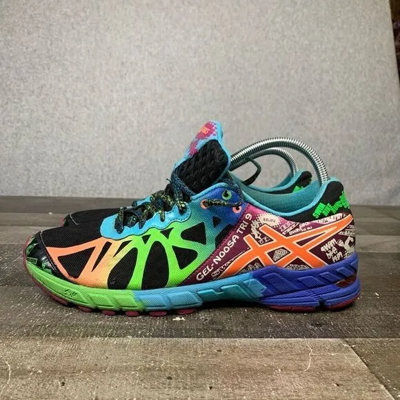 ASICS Women’s Size 10 Gel Noosa Tri 9 Athletic Shoes Multicolor Running Sneakers