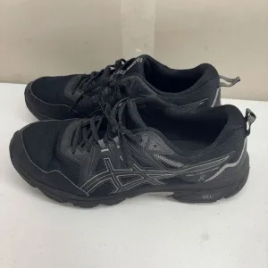 Asics Gel Venture 8 Men's Size 12 Trail Running Shoes 1011B396 Black &amp; Gray Viet
