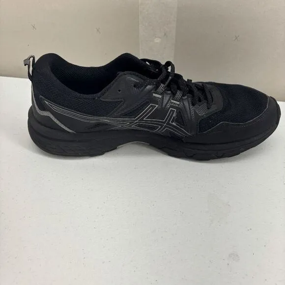 Asics Gel Venture 8 Men's Size 12 Trail Running Shoes 1011B396 Black &amp; Gray Viet