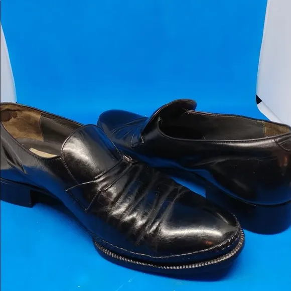 Auth Christian Dior Black Shoes Mens Style CD 33T 25 Size 40