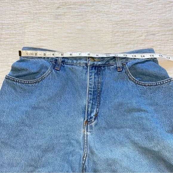 Awesome Vintage Crazy Horse Legend Ultra High Waist Denim Jeans Tapered Mom 90s