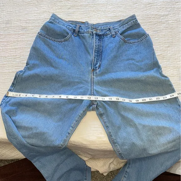 Awesome Vintage Crazy Horse Legend Ultra High Waist Denim Jeans Tapered Mom 90s
