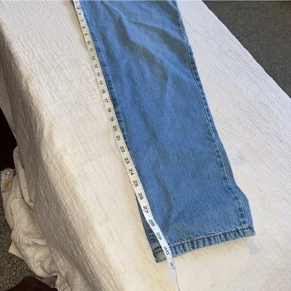 Awesome Vintage Crazy Horse Legend Ultra High Waist Denim Jeans Tapered Mom 90s
