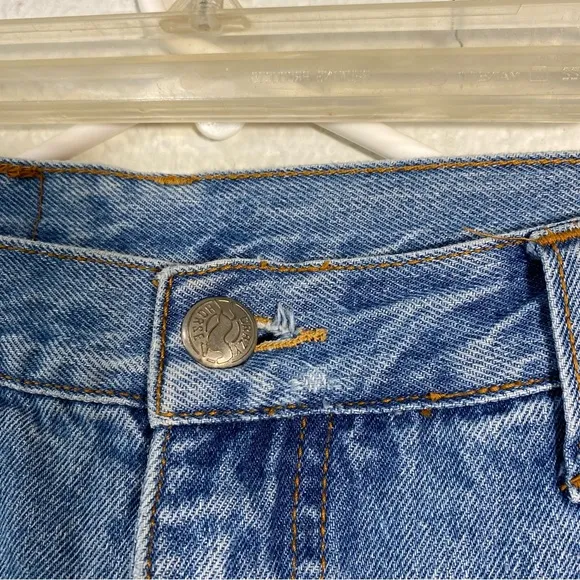 Awesome Vintage Crazy Horse Legend Ultra High Waist Denim Jeans Tapered Mom 90s
