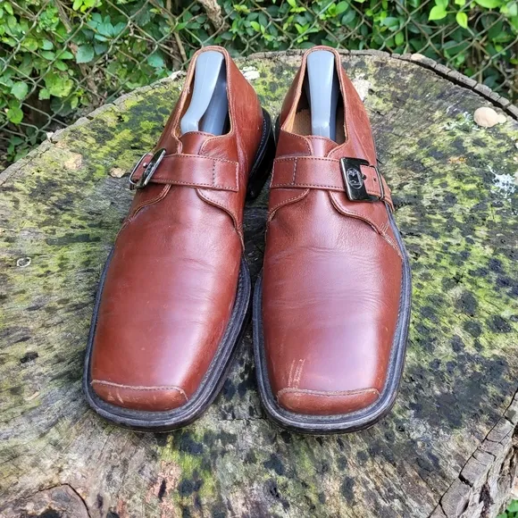 Bacco Bucci Monk Strap Shoes Size 8.5