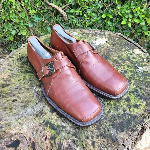 Bacco Bucci Monk Strap Shoes Size 8.5