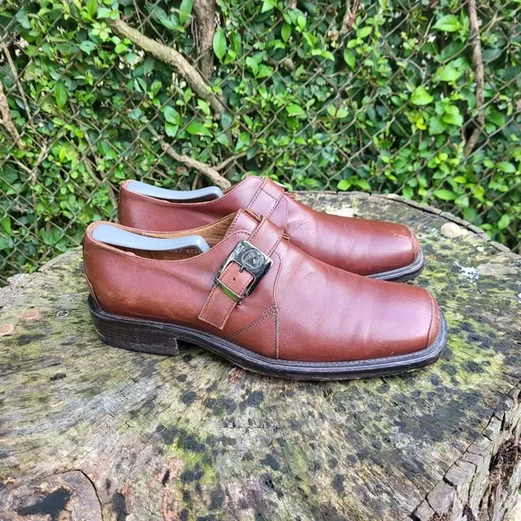 Bacco Bucci Monk Strap Shoes Size 8.5