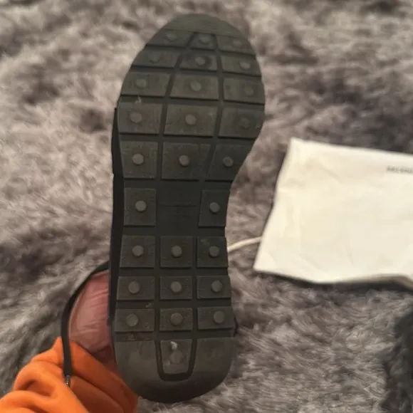 Balenciaga runners size 40 authentic patent leather, navy blue and black