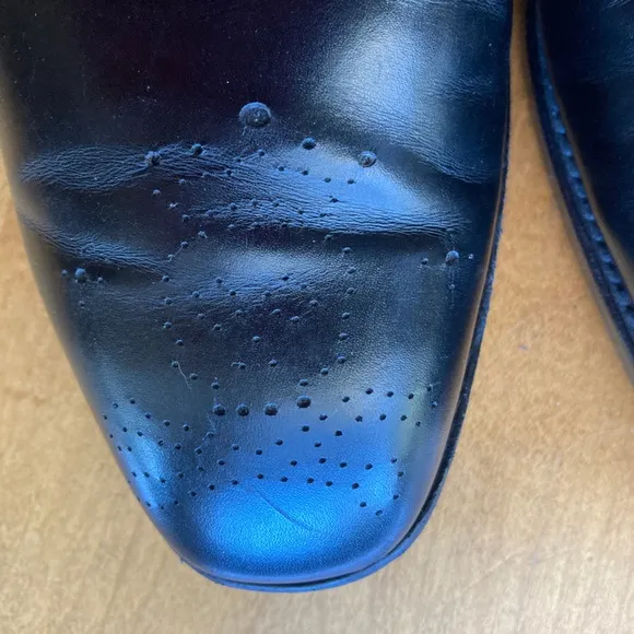 Barker Black men’s shoes black skull