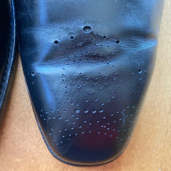 Barker Black men’s shoes black skull