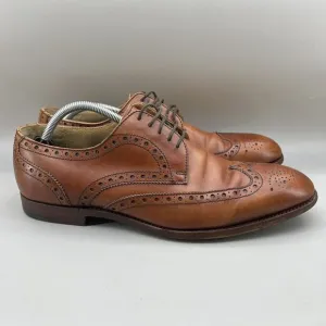 Barker Full Brogue Wingtip Shoes Men’s 11 F US, 10 UK Brown M &amp; S Collection