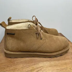BearPaw Shoes Women’s 10 Brown Sherpa Lined Ankle Booties