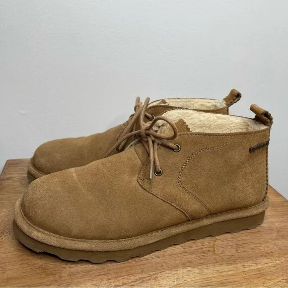 BearPaw Shoes Women’s 10 Brown Sherpa Lined Ankle Booties