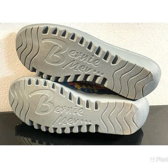 Bennie Mev Calypso Peep Toe Wedge Heel Woven Shoes WMS SZ 39/8.5-9 M.