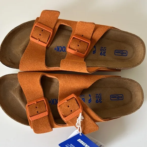 Birkenstock Arizona BS Sandal Narrow Fit Size 8 Women’s Russet Orange Shoes
