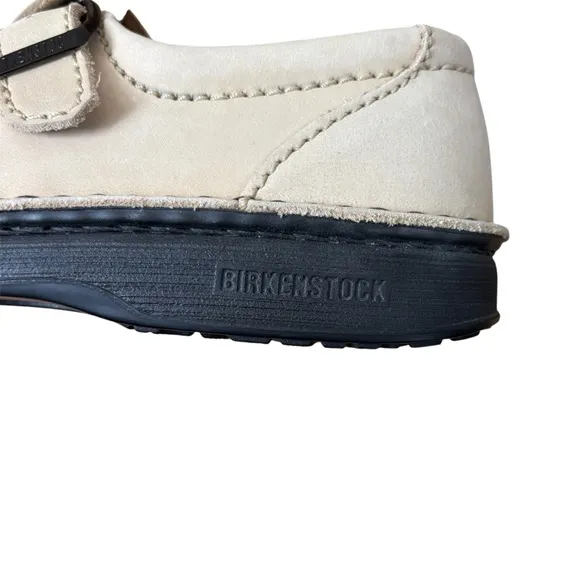 Birkenstock Fisherman Mary Jane Shoes In Beige Women’s Size 8 Men’s Size 6