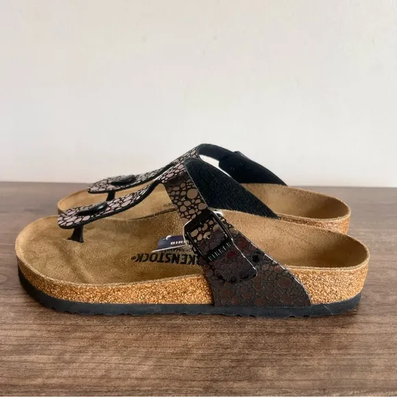 BIRKENSTOCK Gizeh Birko-Flor Unisex Sandal Size 9 or 7 aka 40 #B1826