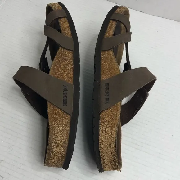 Birkenstock Sandals Shoes Womens Size 7 Mens Size 5 Brown EUR 38 Bircks