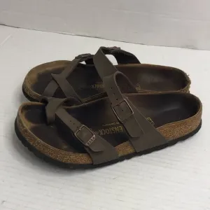 Birkenstock Sandals Shoes Womens Size 7 Mens Size 5 Brown EUR 38 Bircks