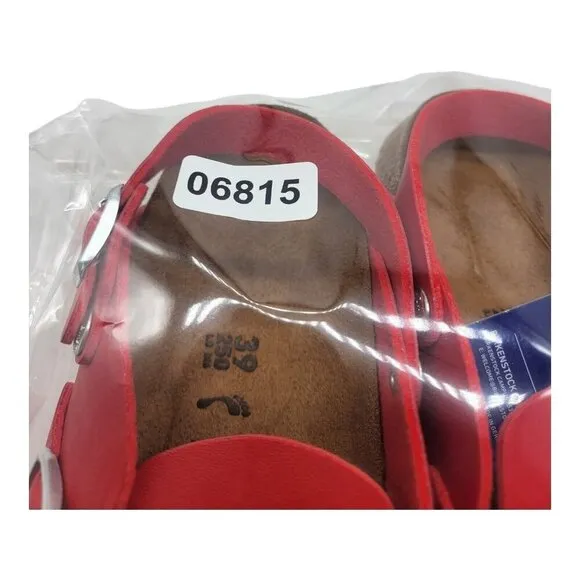 BIRKENSTOCK Shoes Unisex 39 KAY SL CAT RED PROFESSIONAL SABOT BACKSTRAP Coastal