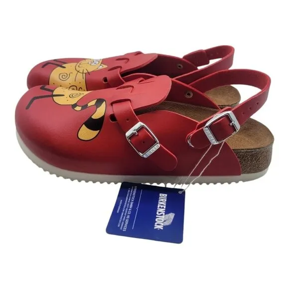 BIRKENSTOCK Shoes Unisex 39 KAY SL CAT RED PROFESSIONAL SABOT BACKSTRAP Coastal