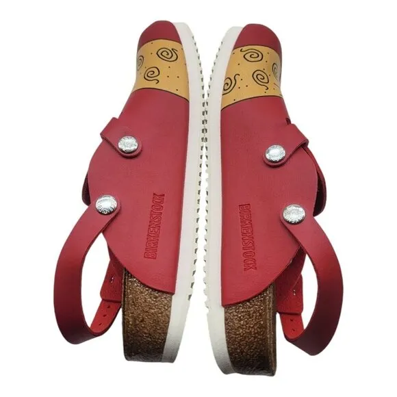 BIRKENSTOCK Shoes Unisex 39 KAY SL CAT RED PROFESSIONAL SABOT BACKSTRAP Coastal
