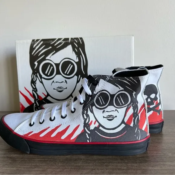Blanx Erre Fire Unisex Hi Top Shoe Size 9.5 or 11