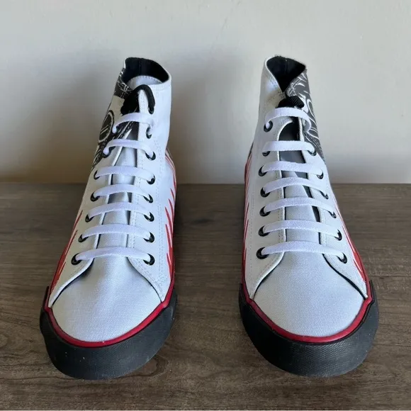 Blanx Erre Fire Unisex Hi Top Shoe Size 9.5 or 11