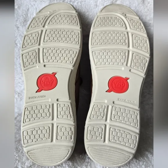 Born Tan and White Oxford Shoes