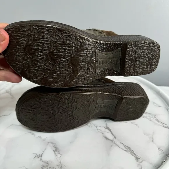 BORN Women’s Leather Clog Shoes sz 8 Handmade NEW # H780