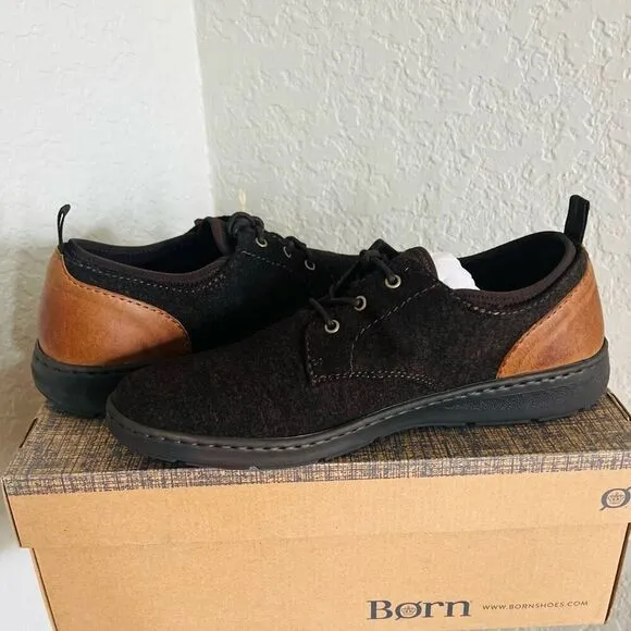 BORN Marcus Lightweight Sneaker, Dress Comfort Shoe, Dark Brown, Size 11, NWT