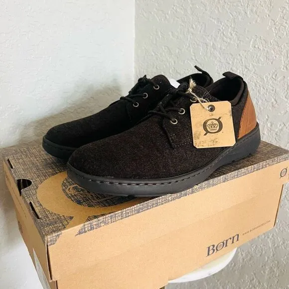 BORN Marcus Lightweight Sneaker, Dress Comfort Shoe, Dark Brown, Size 11, NWT