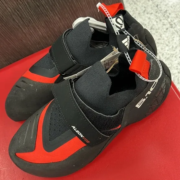 Brand New Adidas Aleon Men’s Climbing Shoes - Black and Red!