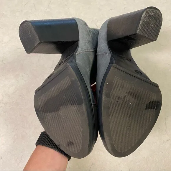 Bronx Shoes Grey Ankle Booties Women’s Size 39M/8.5