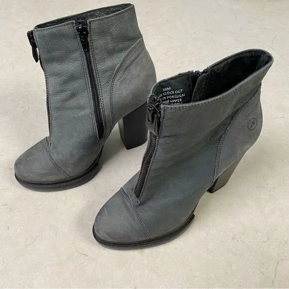 Bronx Shoes Grey Ankle Booties Women’s Size 39M/8.5