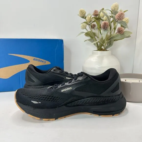 Brooks Adrenaline GTS 23 Running Shoes Black Cream Biscuit Women’s US 6B NWD