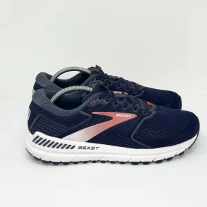 Brooks Beast 20 Mens Size 9.5 EEEE Extra Wide 4E Navy Running Shoes 1103274E480