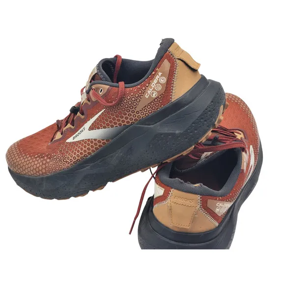 Brooks Caldera 6 Trail Running Shoes Men 10.5M Cushioned Grip Sneakers Gym